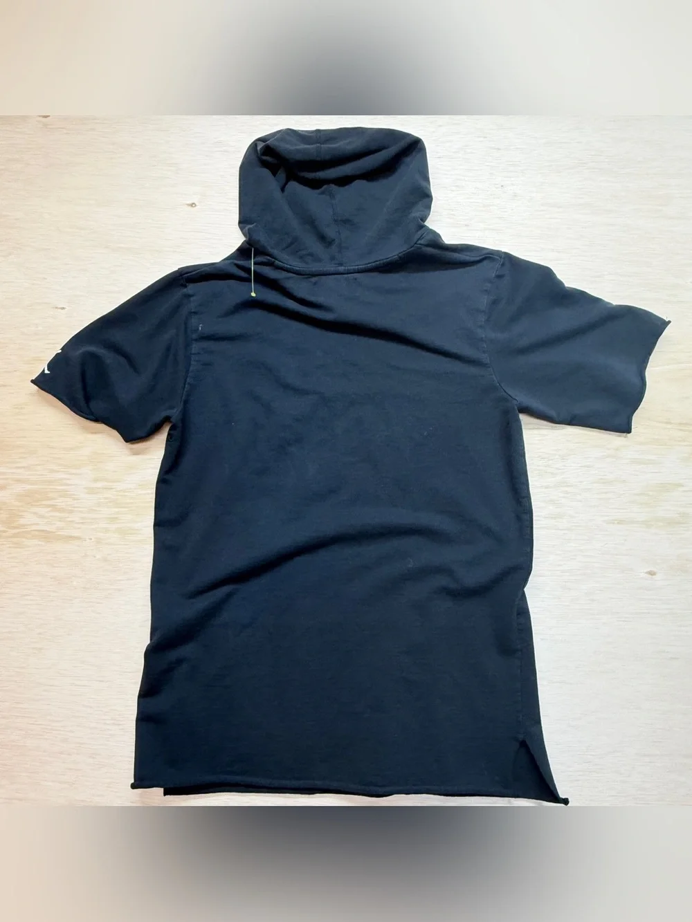 Nike Jordan Hoodie Mens Med. Black City of Flight AJ23 Basketball Short Sleeve